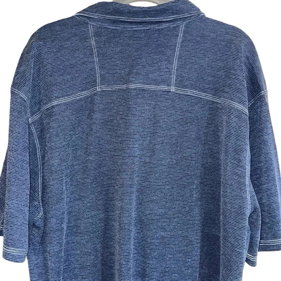 Tommy Bahama Blue Short Sleeve Polo Shirt Size XXL - Picture 5 of 7